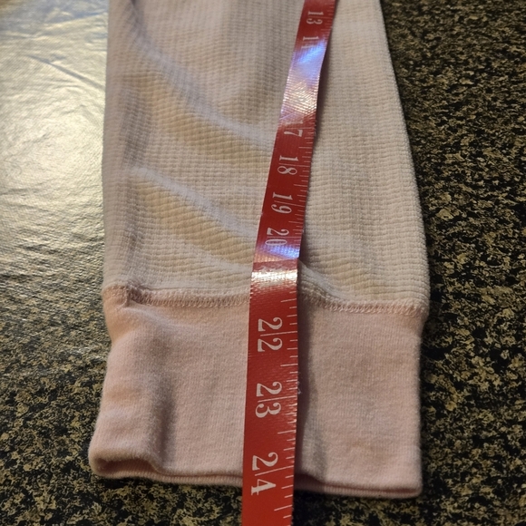 PJ Studio Pink Blue Cupcake Pajama Set Pink Top Drawstring Pants Women size L - Picture 12 of 16